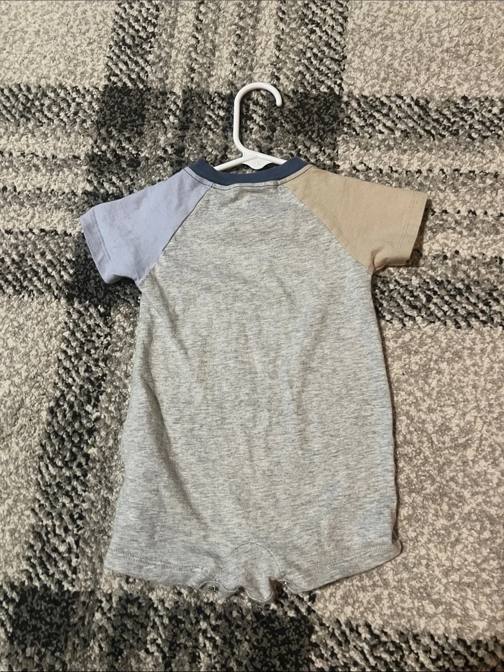 Baby Gap Logo Color Block Romper Onesie
